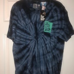 Blue and white tie dye T-shirt-NEW WITH TAGS